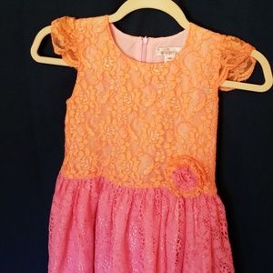 Girls lace party dress